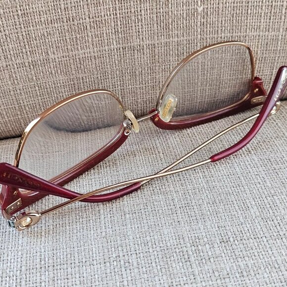 Coach Women Glasses Frame Red/Rose Gold Tone HC5104B Eyeglasses Frame only main image 7